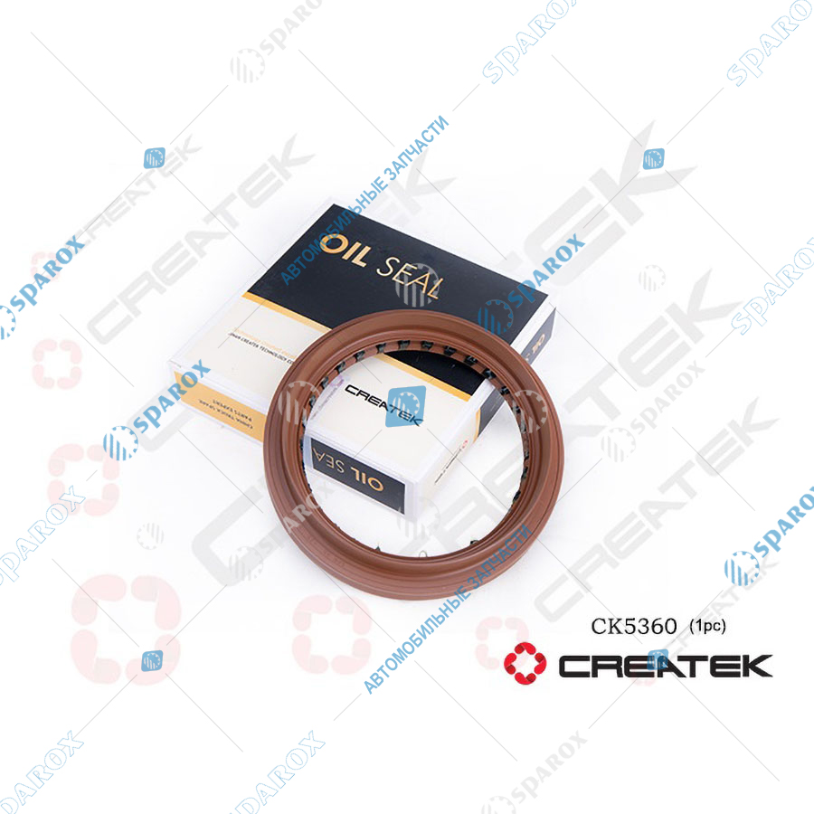 CREATEK-CK5360 Сальник хвостовика редуктора FAW-J6 FAW-4250 125x95x14/27,8 2502055-A0E