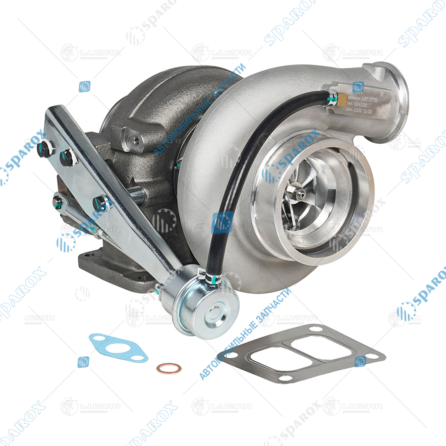 LUZAR-LAT0775 Турбокомпрессор Камаз дв. 740.70 E-4,5 левый/правый (13809880106) LAT0775 (LUZAR)