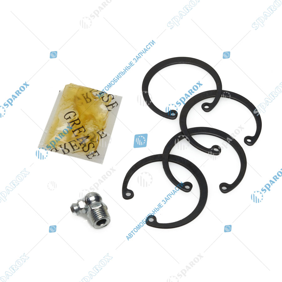 FENOX-UJ80006C3 Крестовина карданного шарнира КАМАЗ задняя с масленкой; смазка, крепеж UJ80006C3 (FENOX)