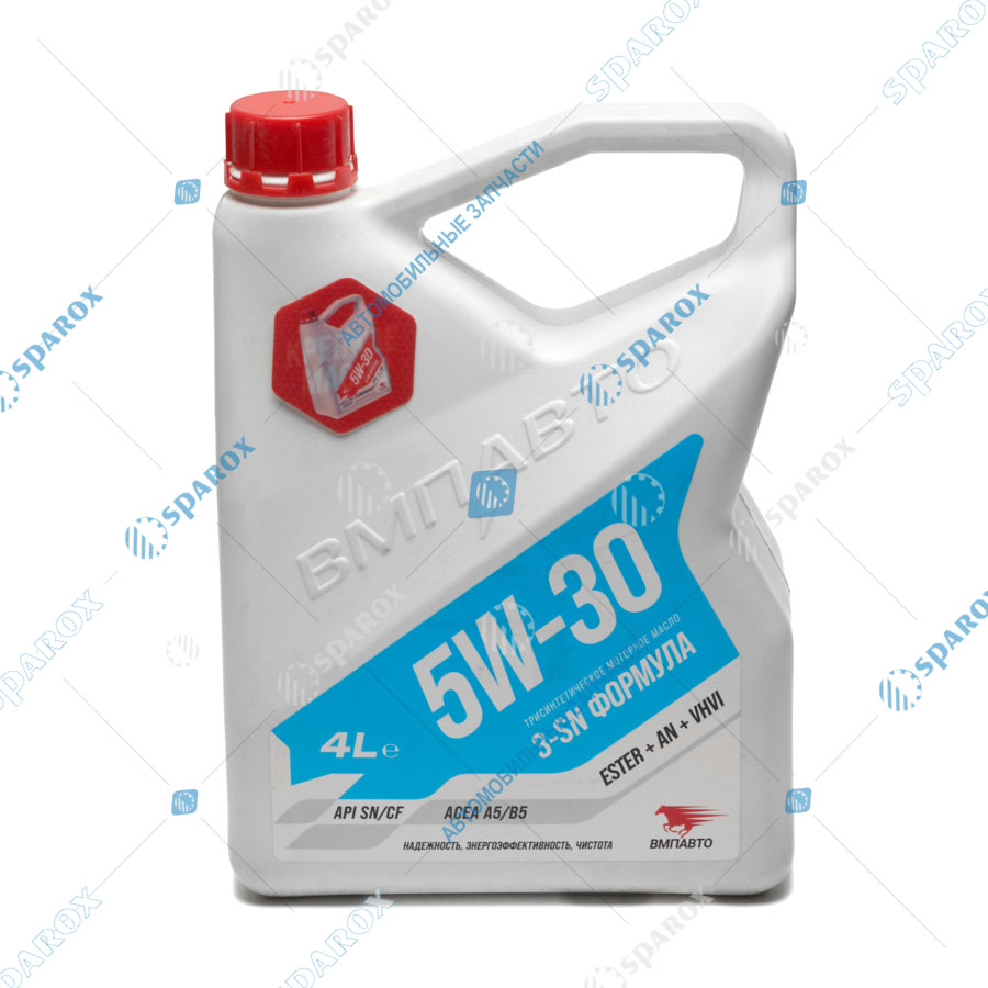 ВМПАВТО-9215 Масло моторное 3-SN 5W-30 API SN/CF A5/B5 (4 л) (ВМПАВТО)