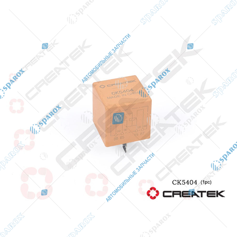 CREATEK-CK5404 Реле SHAANXI F2000/F3000/M3000/X3000 задних фонарей (81.25902.0469)
