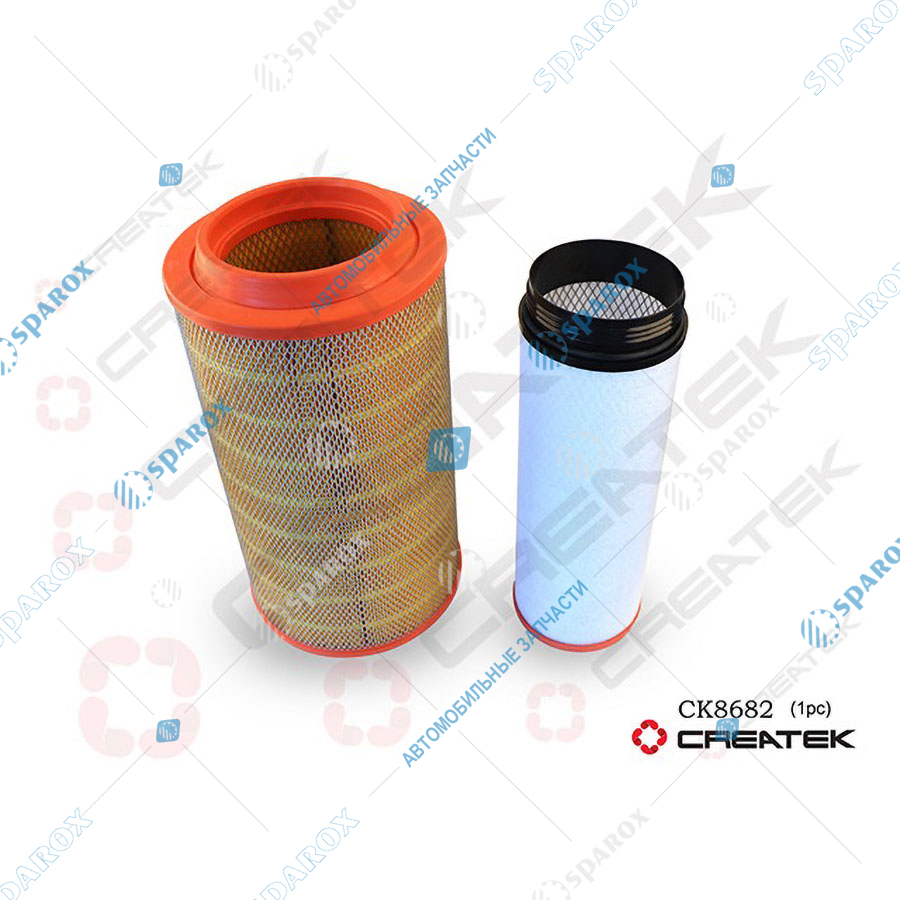 CREATEK-CK8682 Фильтр воздушный 2747 T5G/C7H (81.08405.0017+0021) комплект