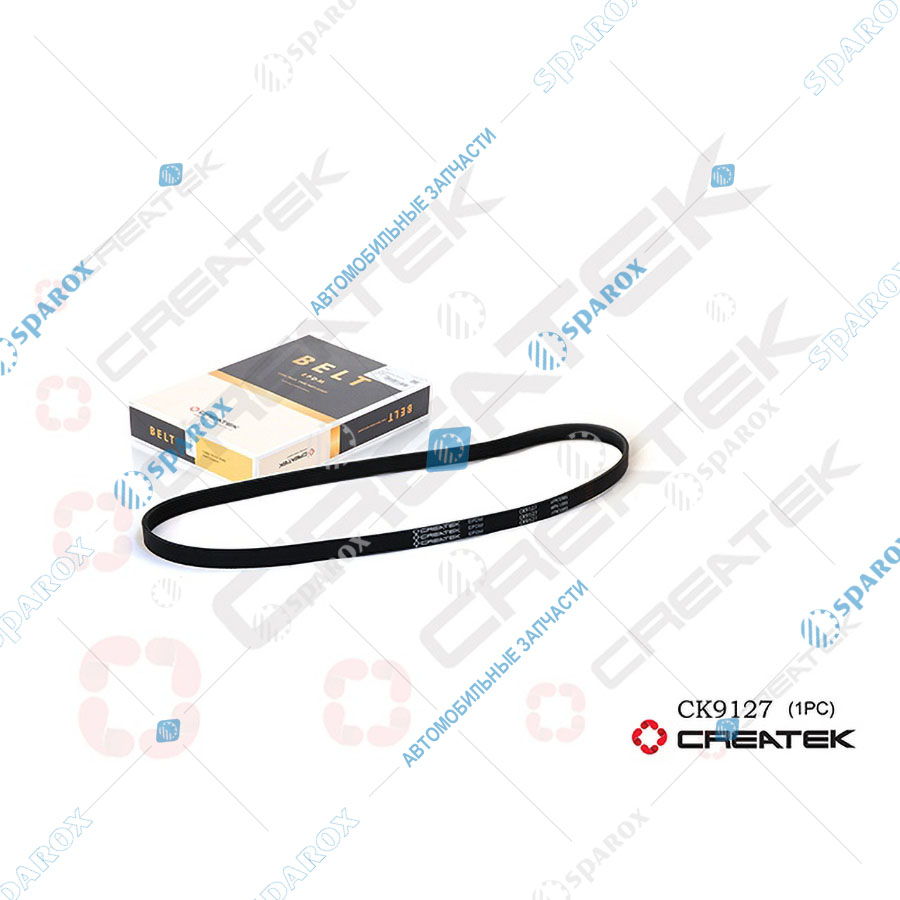 CREATEK-CK9127 Ремень  6PK1395 WP12/WP13 (612630061046)