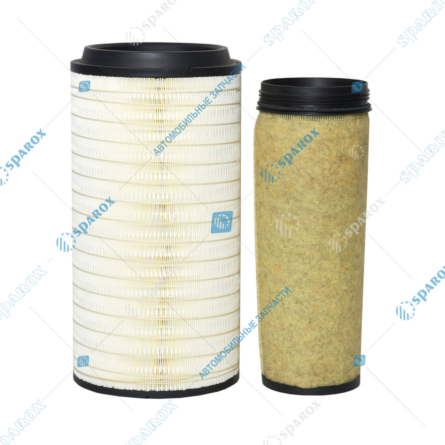 Shacman-DZ9X259190121 Фильтр воздушный Shacman X6000 комплект (PU2751, DZ9X259190121)