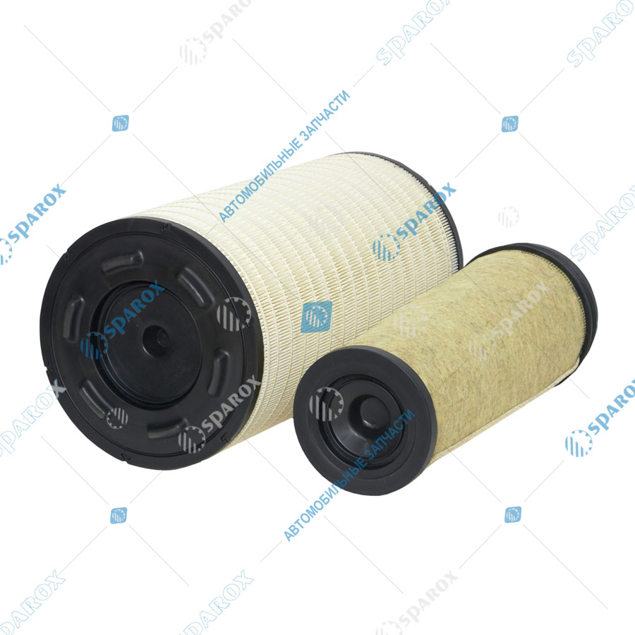 Shacman-DZ9X259190121 Фильтр воздушный Shacman X6000 комплект (PU2751, DZ9X259190121)