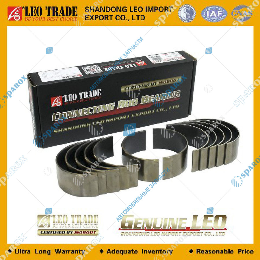 LEO Trade-LEO100183A Вкладыши шатунные (комплект) WD12/WD618 (LEO Trade