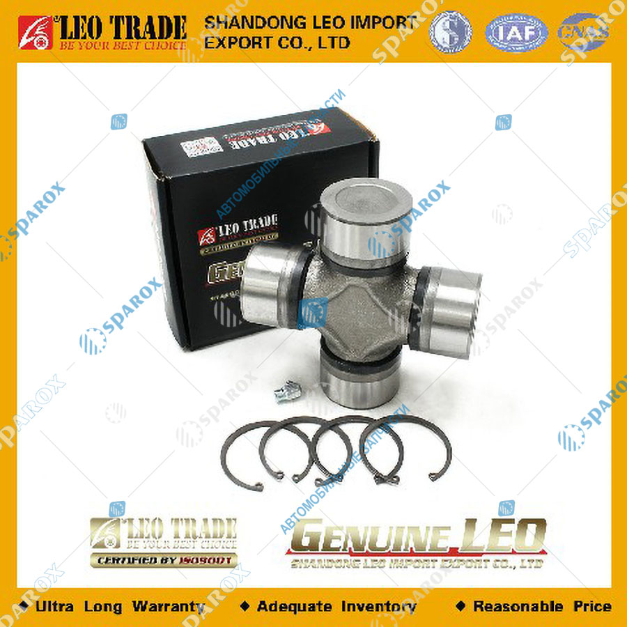 LEO Trade-LEO700025A Крестовина вала карданного (62x160) со стопорными