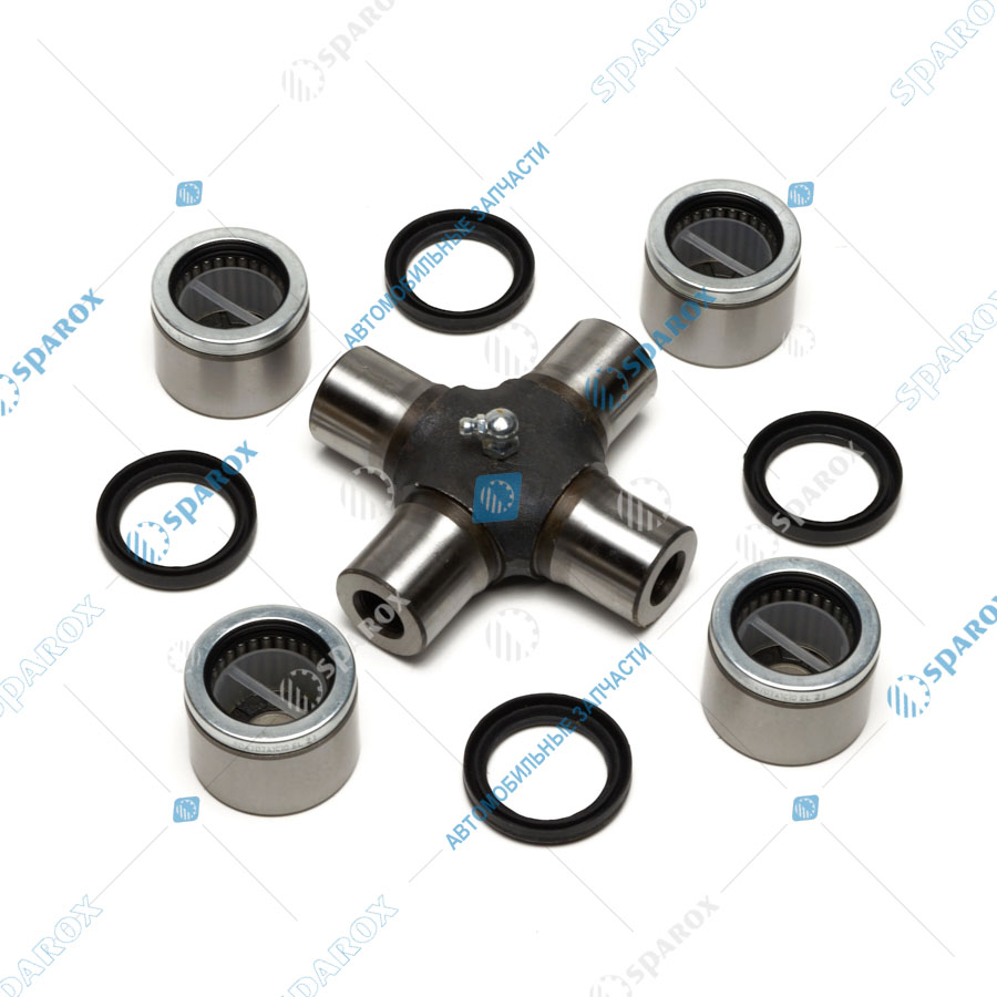 53205-2201025-11 Крестовина карданного вала УРАЛ в сборе (малая) под стопорные кольца (Белкард) (АО АЗ УРАЛ)