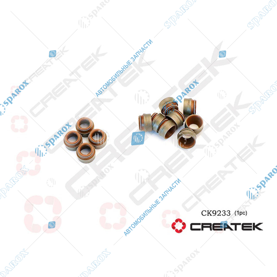 CREATEK-CK9233 Колпачек маслосъемный Евро3(резинка)