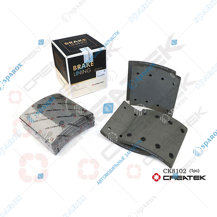 CREATEK-CK8102 Накладка тормозная задняя