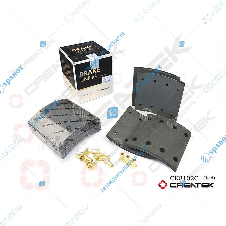 CREATEK-CK8102C Накладка тормозная задняя