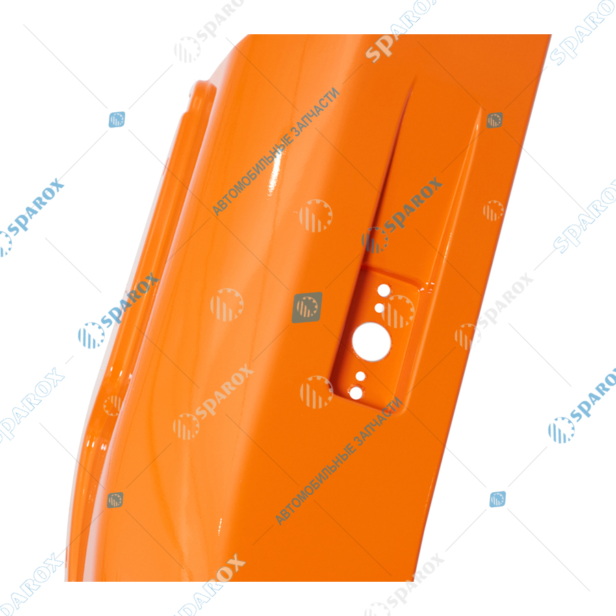 63501-8403015 Крыло Камаз левое передняя часть (рестайлинг) (кабина без спальника) оранжевый (ТЕХНОТРОН)