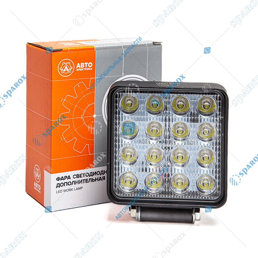 AE48S-16LED-55HC Фара светодиодная квадратная 110х55х155 направл. свет 10/30В 48Вт 16 диодов AE48S-16LED-55HC (АЕ)