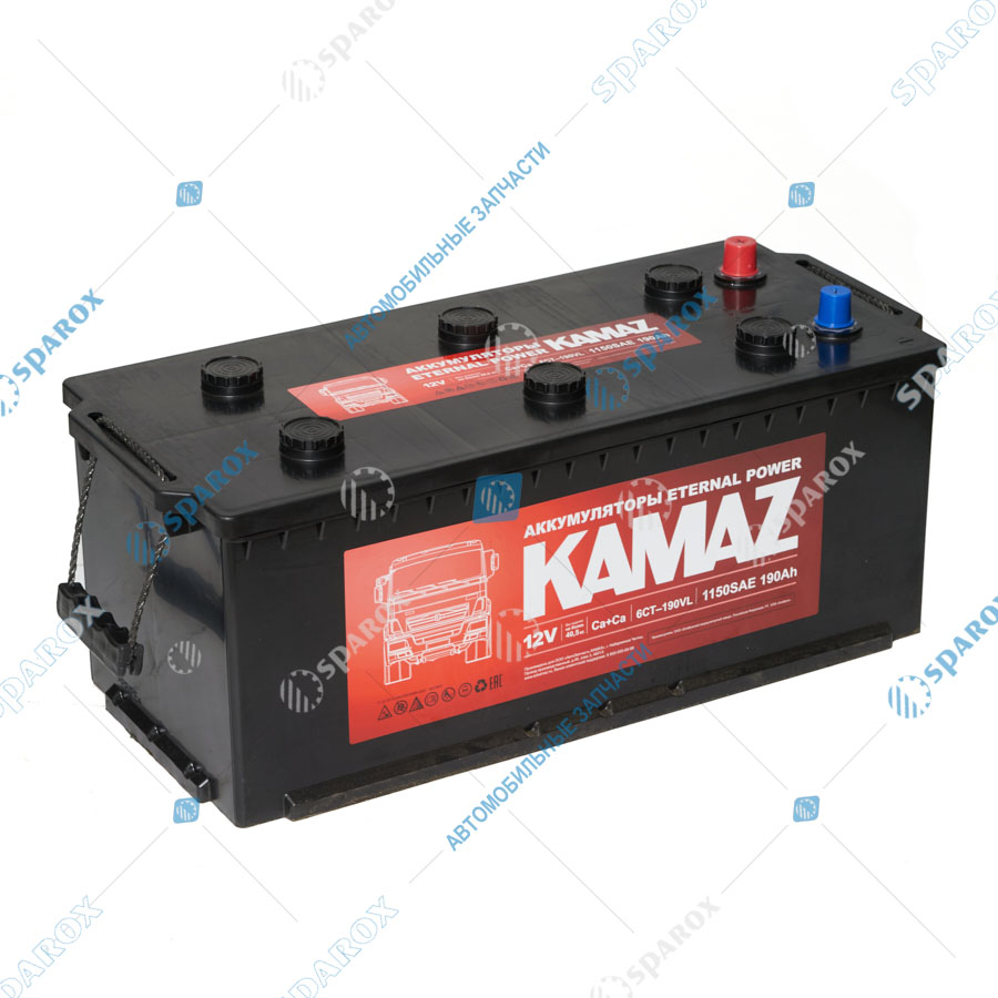 6СТ-190-3703010 Аккумулятор 6СТ190 пр. пол., конусная клемма ETERNAL POWER KAMAZ (6CT-190VLSAEп.п.)