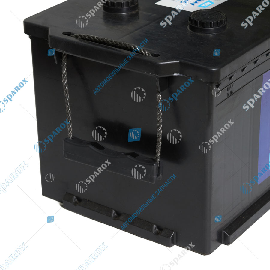 6СТ-190-3703010 Аккумулятор 6СТ190 пр. пол. конусные клеммы ориг.батареи Kamaz (синий) (6CT-190 VL п.п)