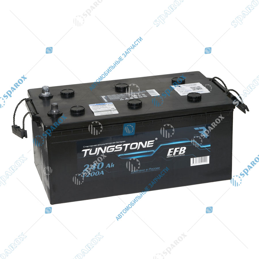АТСН.563418.308КК Батарея аккумуляторная свинцово-кислотная стартерная TUNGSTONE 240АЧ 12В Камаз (Тангстоун) (К5)