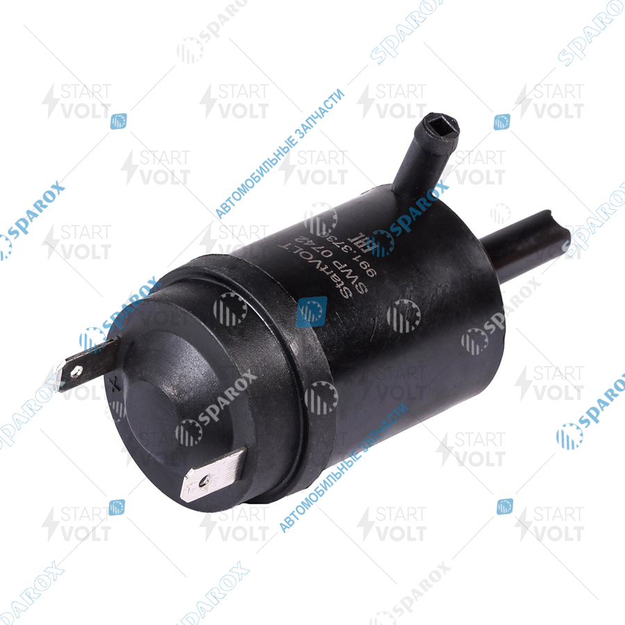 STARTVOLT-SWP0742 Насос омывателя Камаз, ЗИЛ, МАЗ, КРАЗ 24В 2,5Атм н/о (991.3730) SWP0742 (STARTVOLT)