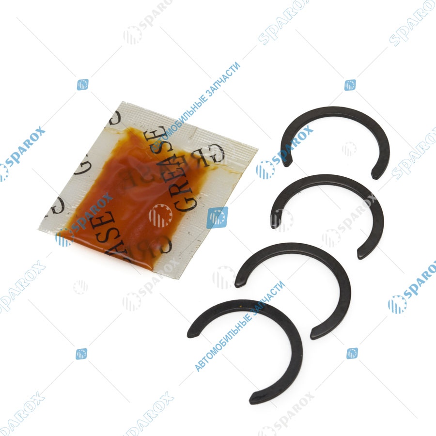 FENOX-UJ80079 Крестовина МАЗ, КРАЗ, УРАЛ вала карданного руля в сборе (28х73мм) (стопорные кольца) FENOX