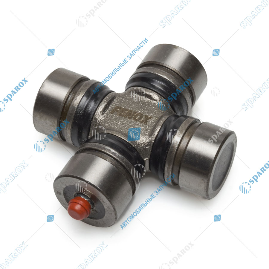 FENOX-UJ80079 Крестовина МАЗ, КРАЗ, УРАЛ вала карданного руля в сборе (28х73мм) (стопорные кольца) FENOX