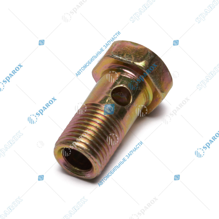 310122-П2-СПЕЦМАШ Болт-штуцер топливной трубки с 1 отв. М10х1 L=22 мм (дренажной трубки) (СПЕЦМАШ)