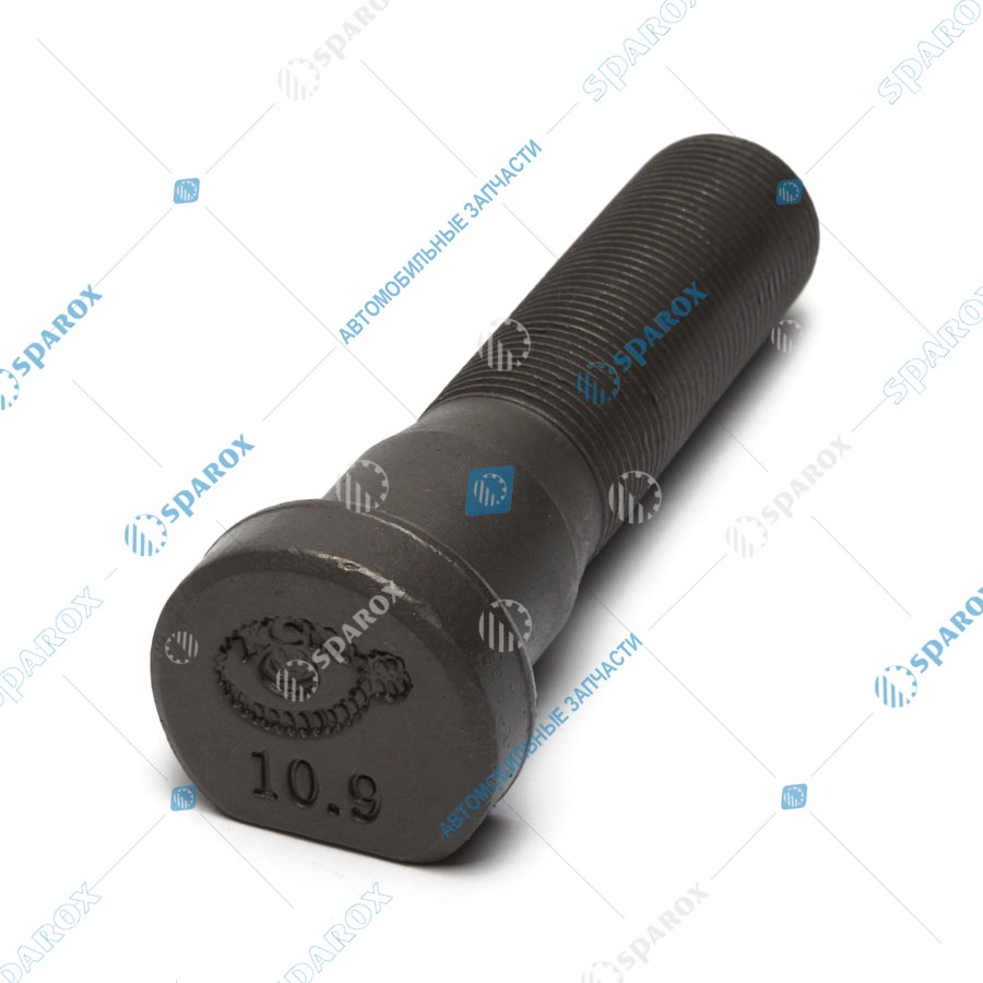 53205-3104071-01-СПЕЦМАШ Болт ступицы КАМАЗ ЕВРО (Еврошпилька М22х1,5 L-95 мм) заднего колеса, ТЕФЛОН (СПЕЦМАШ)