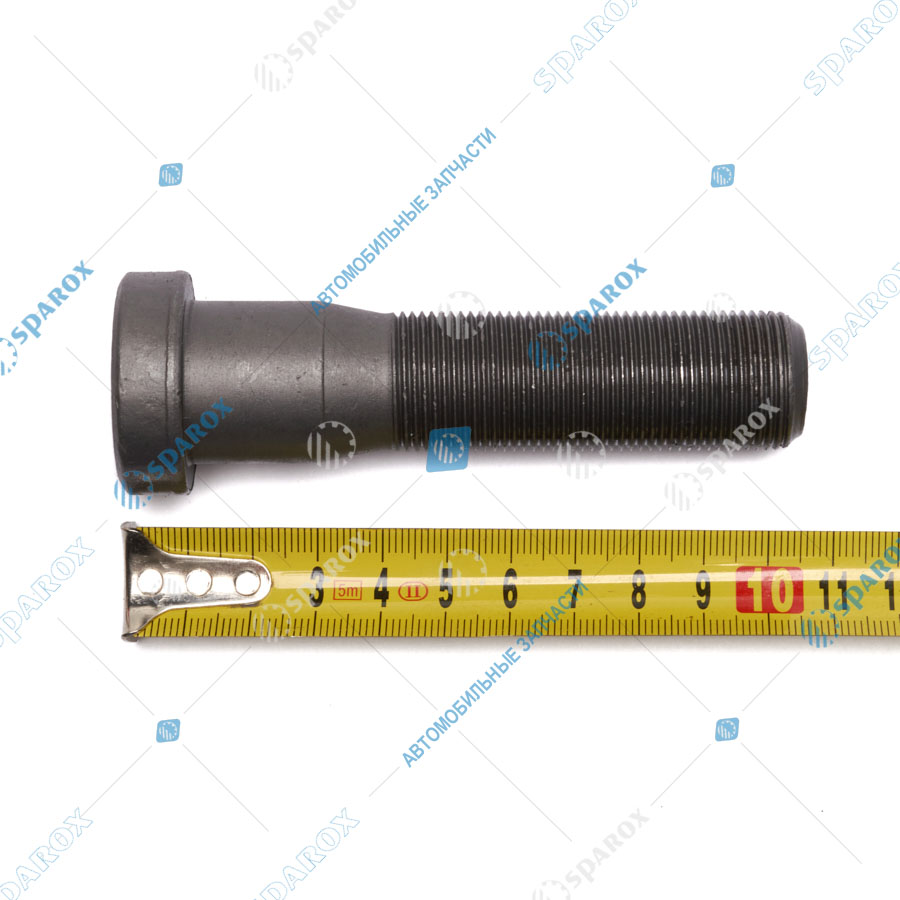 53205-3104071-01-СПЕЦМАШ Болт ступицы КАМАЗ ЕВРО (Еврошпилька М22х1,5 L-95 мм) заднего колеса, ТЕФЛОН (СПЕЦМАШ)