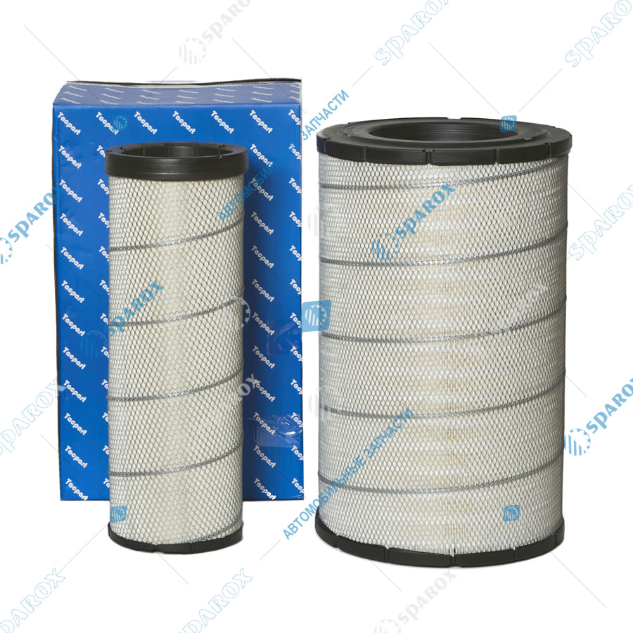 Tacpart-t08.10.140K Фильтр воздушный комплект КАМАЗ Евро (725-1109560+725-1109560-10)