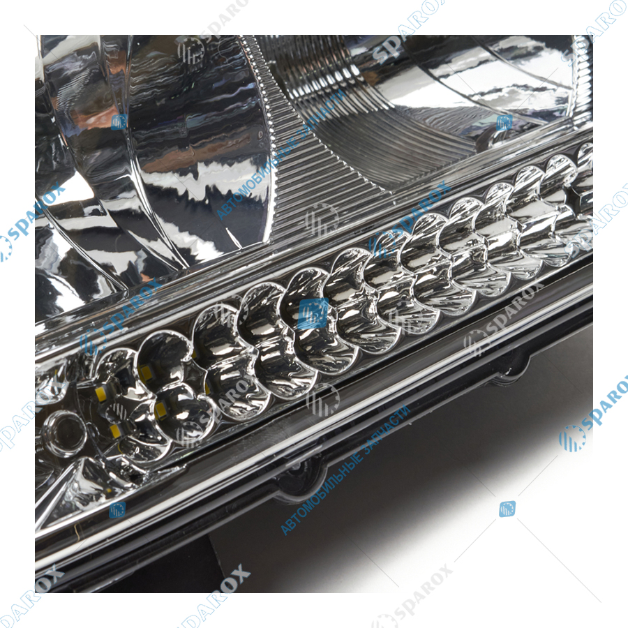 MARSHALL-M341181R Фара головного света KMZ 4308, 6511, 6520, правая, с ДХО Н/О о.н. 44.3775