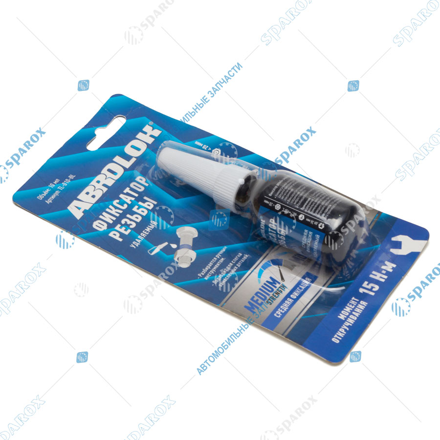 ABRO-TL-010-BL Фиксатор резьбовых соединений синий (10 мл) ABRO MASTERS  TL-010-BL