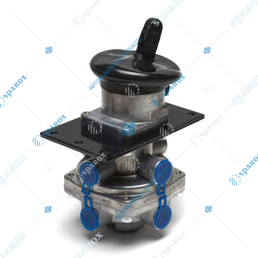 Tacpart-t01.35.083 Кран тормозной 2-секционный КамАЗ, МАЗ, УРАЛ, ЛиАЗ, ЗИЛ, КрАЗ (100-3514008)