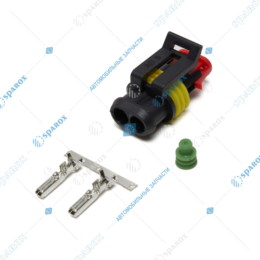 Евросвет-ГФ1.25 (КВ) Фонарь габаритный (прямоуг.) желтый светодиодный АМР с кронштейном (овальный разъем) 12/24В ГФ1.25КВ