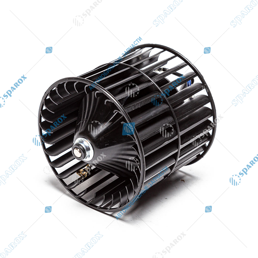 АЕ-009-A70-74D Электродвигатель отопителя с крыльчаткой, ГАЗ, 12 В, 100 Вт