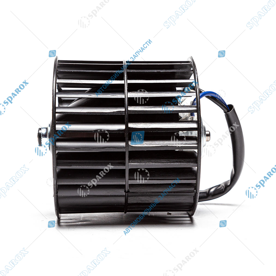 АЕ-009-A70-74D Электродвигатель отопителя с крыльчаткой, ГАЗ, 12 В, 100 Вт