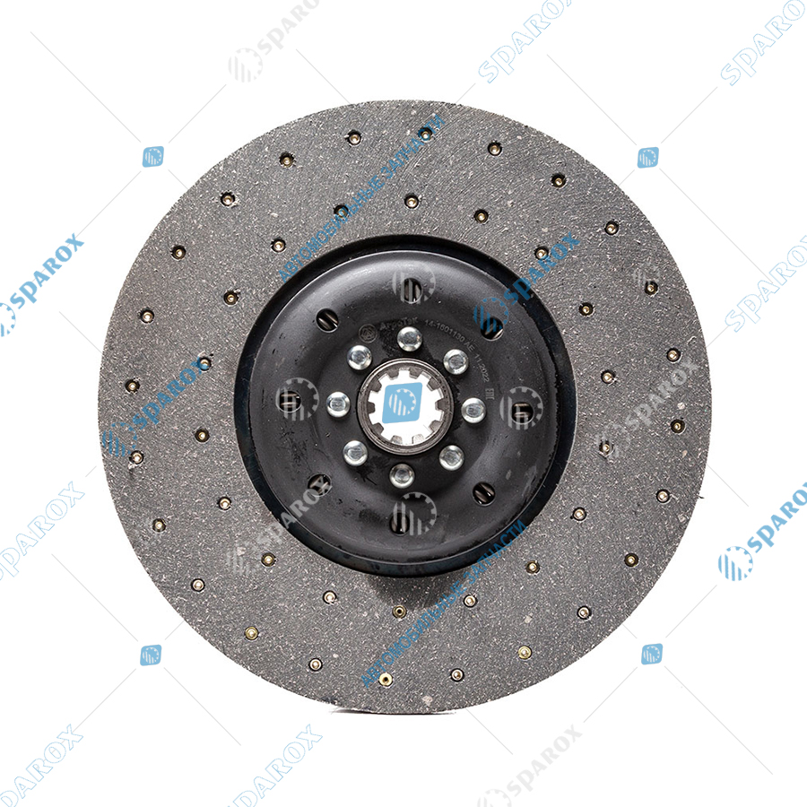 14-1601130 AE Диск сцепления ведомый, КамАЗ, УРАЛ, d=350мм