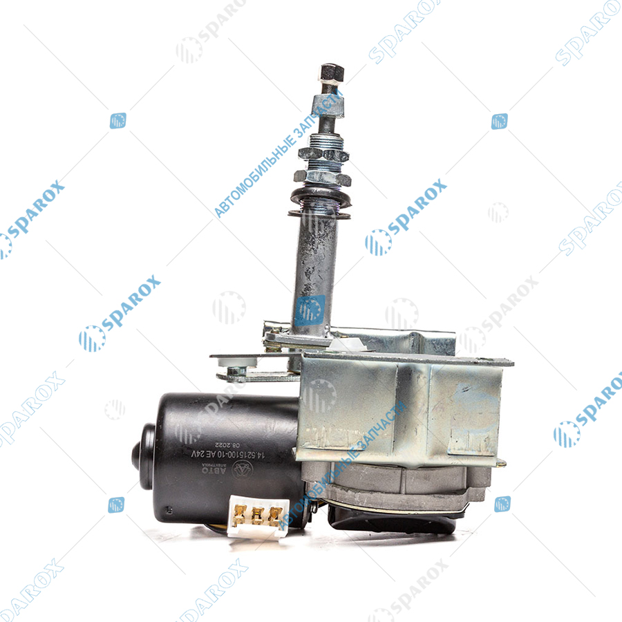 14-5215100-10 AE Мотор-редуктор стеклоочистителя ПАЗ левый 24В 50Вт (562-5205100-03) 14.5215100-10 (АЕ)