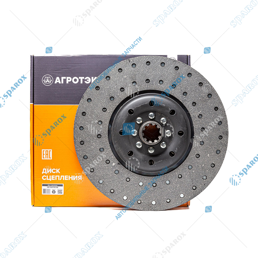 142-1601130 AE Диск сцепления ведомый, КамАЗ, d=350мм