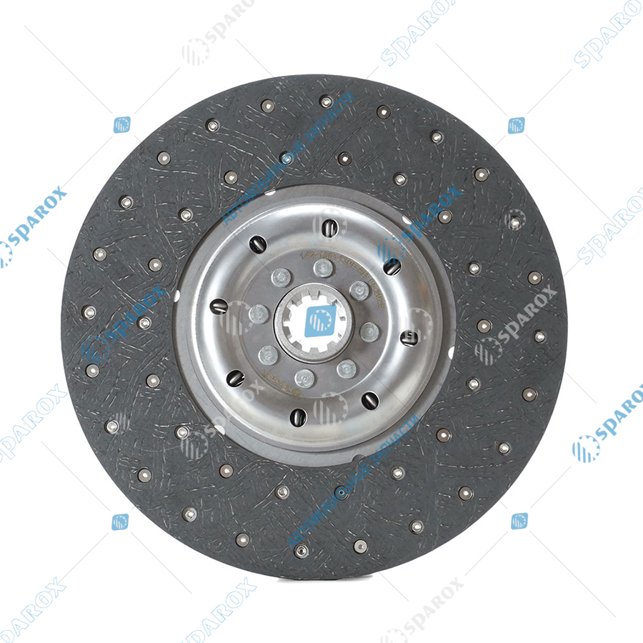 142-1601130Е AE Диск сцепления ведомый, КамАЗ, с безасбестовой накладкой, d=350мм