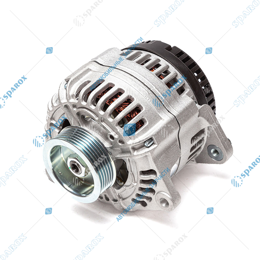 3272-3771 АЕ Генератор МАЗ, УРАЛ, ЛИАЗ дв. ЯМЗ 28 В, 100 А, поликлиновый (ан. 4512.3771-01, AAN8172, 11.204.260)