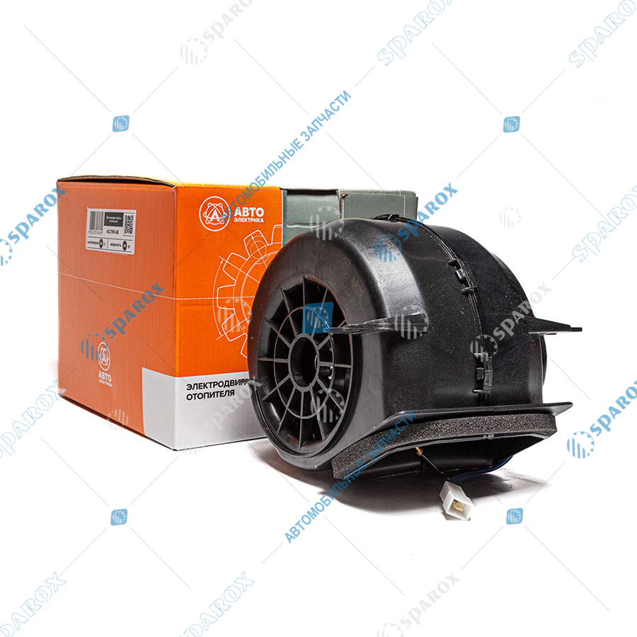 42-3780 AE Электродвигатель отопителя с крыльчаткой, МАЗ, 24 В, 50 Вт (в сборе)