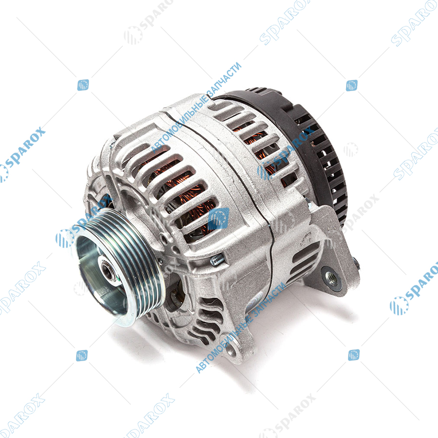 4512-3771-01 АЕ Генератор МАЗ, УРАЛ, ЛИАЗ дв. ЯМЗ 28 В, 120 А, поликлиновый (ан. 3272.3771,AAN8172,11.204.260)