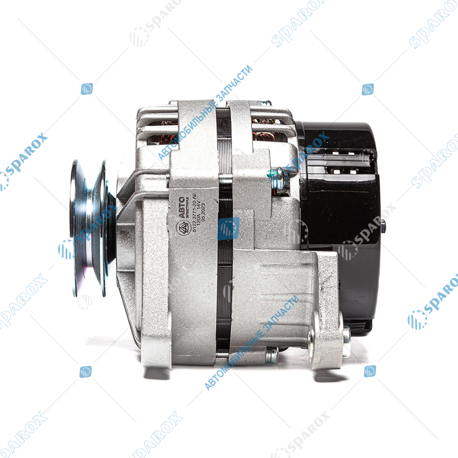 5122-3771-20 AE Генератор ГАЗ дв. УМЗ 14 В, 120 А, 1-ручьевой, широкий шкив 13мм (ан. 3282М.3771, 5122.3771-60)