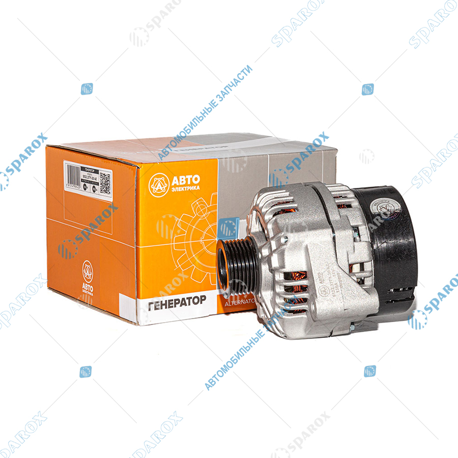 5122-3771-30 AE Генератор ГАЗ, УАЗ дв. ЗМЗ 14 В, 135 А, поликлиновый (ан. 4236.3771)