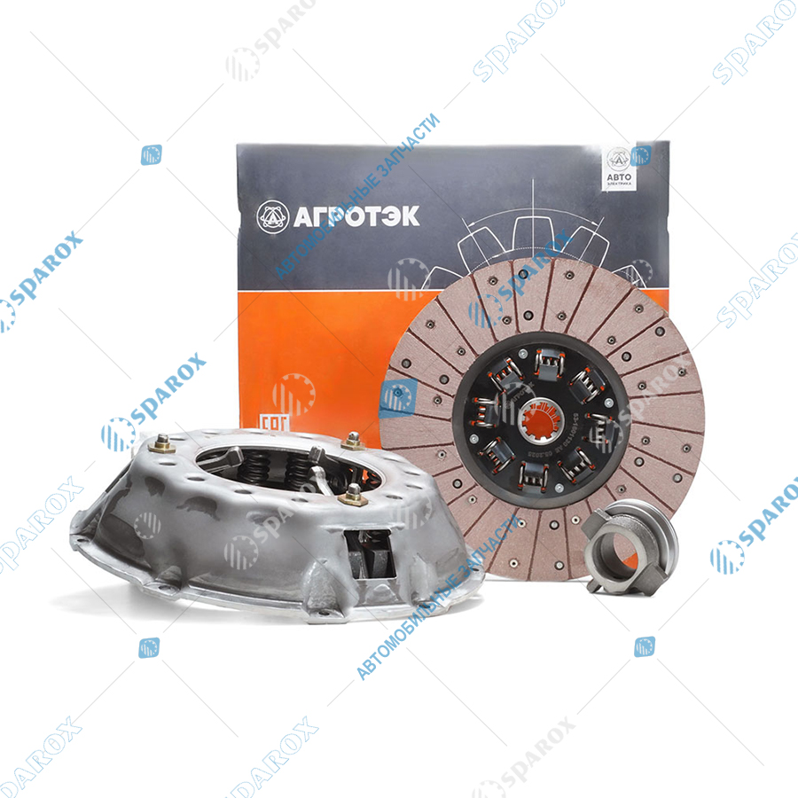 53-1601000 AE Комплект сцепления, ГАЗ, дв. ЗМЗ (рычажная корзина сцепления 53-1601090-11 AE+диск сцепления 53-1601130 AE+муфта сцепления 3307-1601180 AE)