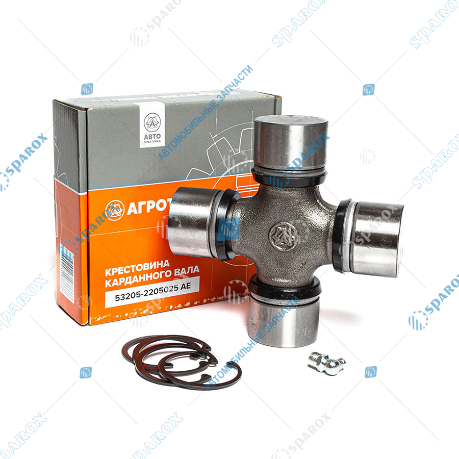 53205-2205025 AE Крестовина карданного вала в сборе (50х155), КамАЗ, КРАЗ, МАЗ, БЕЛАЗ