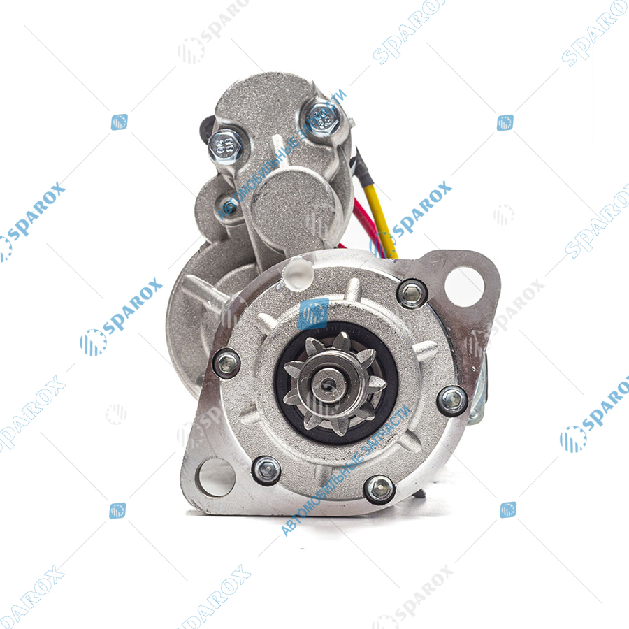 5343-3708-02М AE Стартер редукторный, ГАЗ, дв. ЯМЗ, с доп.реле, 12 В, 3.5/4.9 кВт, 9 зуб. (ан. M93R2002SE, AZF4383, AZF4209, 5312.3708)