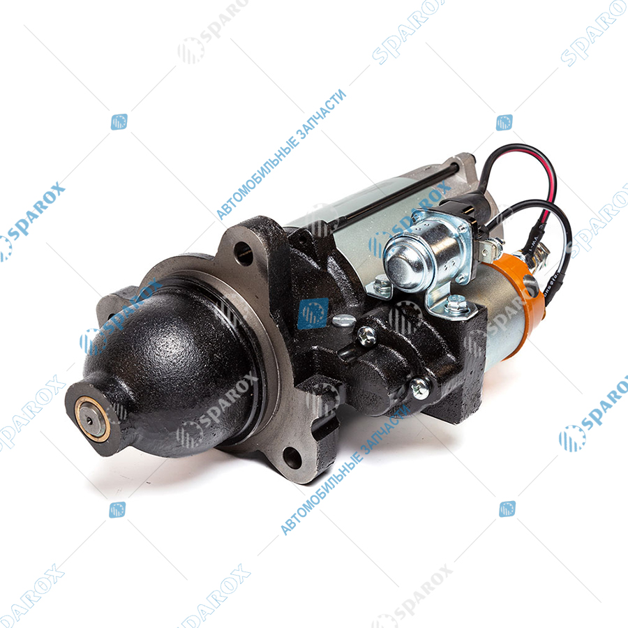 5432-3708-20 AE Стартер редукторный, МАЗ, ГАЗ, МТЗ, АМКОДОР, дв. ММЗ, 24 В, 5.5/9.0 кВт, 10 зуб., модуль 3.75, с дополнительным реле (ан. 3002.3708)