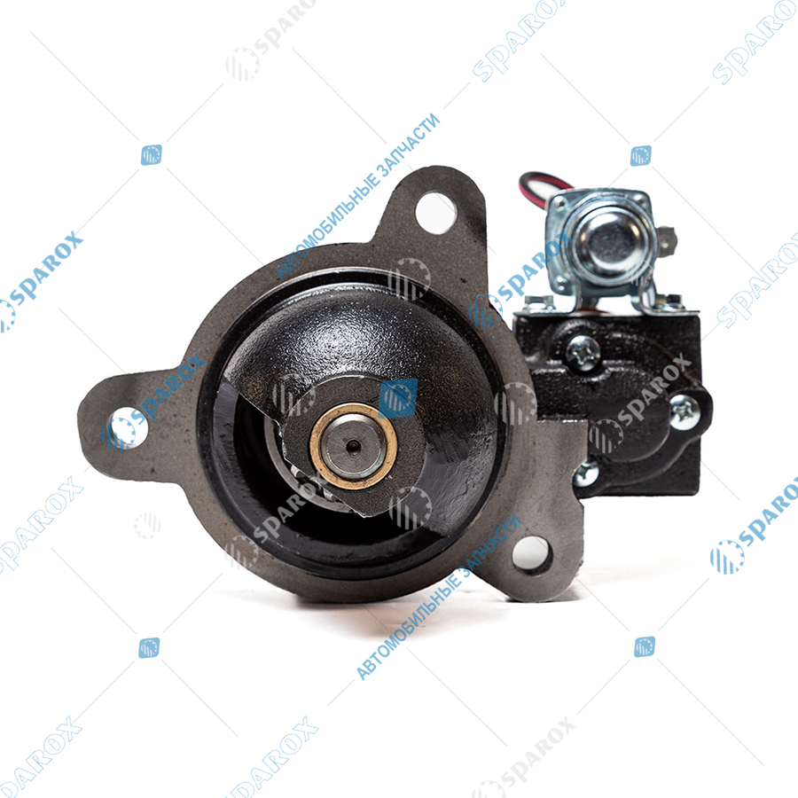 5432-3708-20 AE Стартер редукторный, МАЗ, ГАЗ, МТЗ, АМКОДОР, дв. ММЗ, 24 В, 5.5/9.0 кВт, 10 зуб., модуль 3.75, с дополнительным реле (ан. 3002.3708)