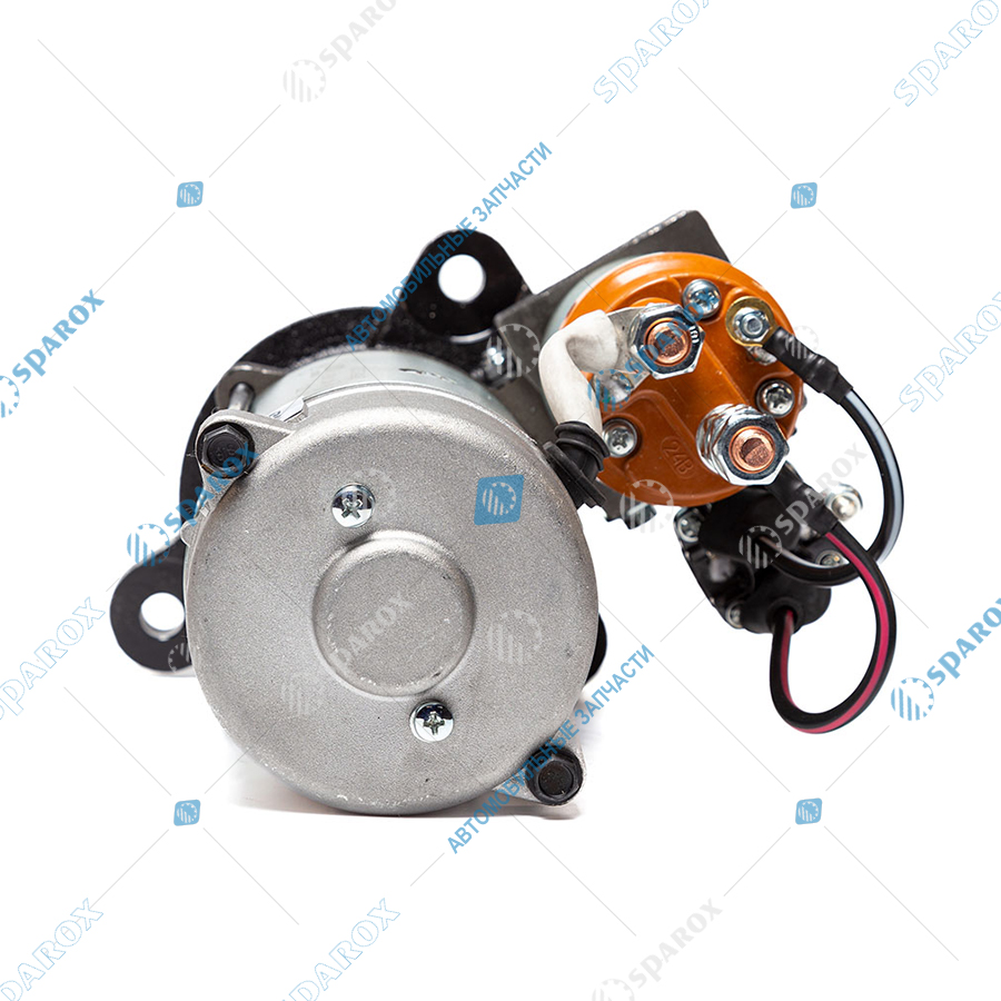 5432-3708-20 AE Стартер редукторный, МАЗ, ГАЗ, МТЗ, АМКОДОР, дв. ММЗ, 24 В, 5.5/9.0 кВт, 10 зуб., модуль 3.75, с дополнительным реле (ан. 3002.3708)