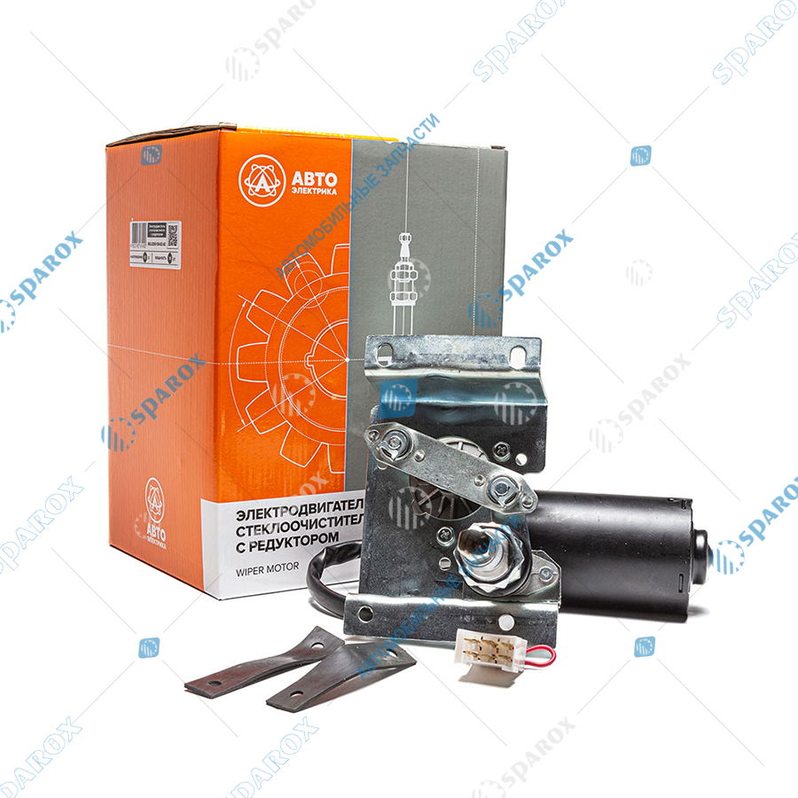 562-5205100-02 AE Мотор-редуктор стеклоочистителя ПАЗ левый 12В 70Вт 562-5205100-02 (АЕ)