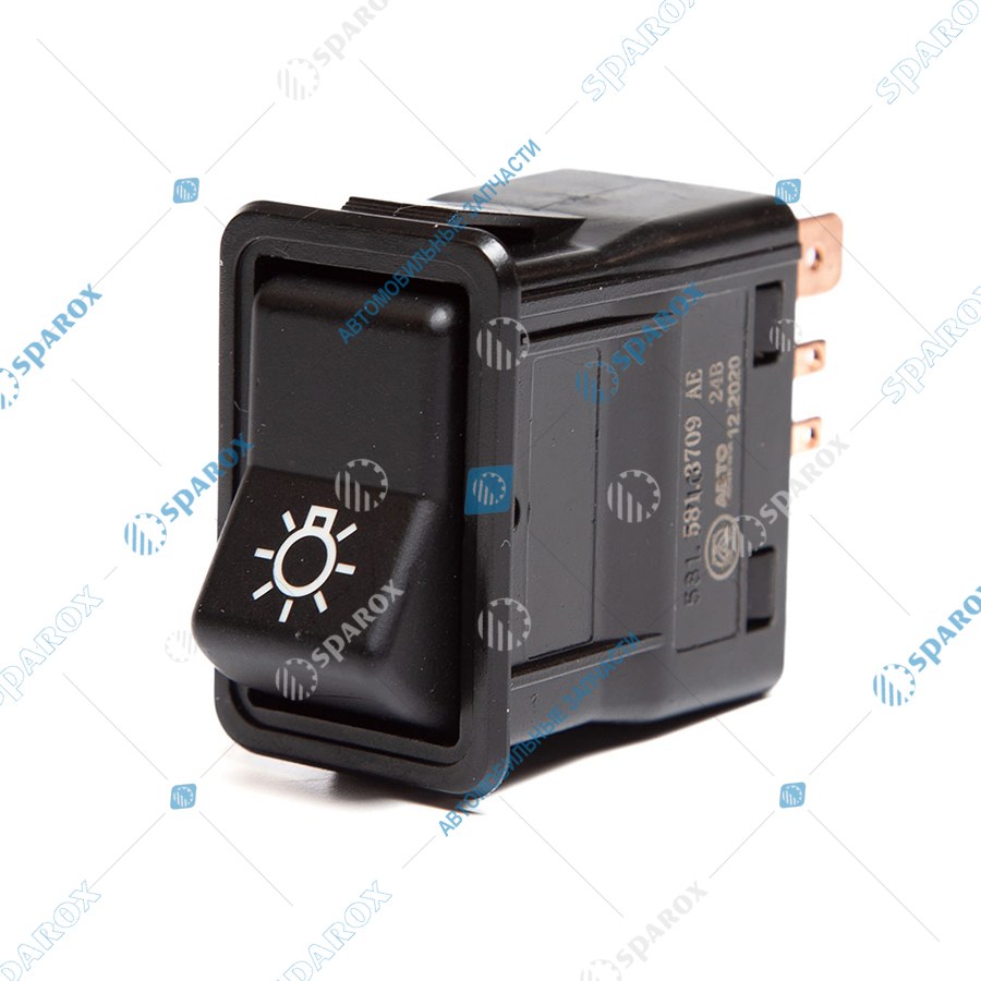 581-3710-01 AE Выключатель габаритов/главного света, КамАЗ, МАЗ, ПАЗ, КАВЗ, 24 В